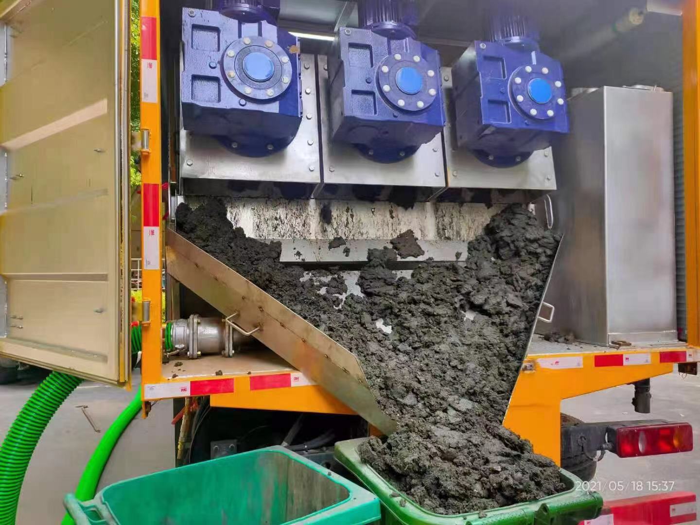 莱城化粪池清掏城市维护站-泥浆净化干湿分离处理